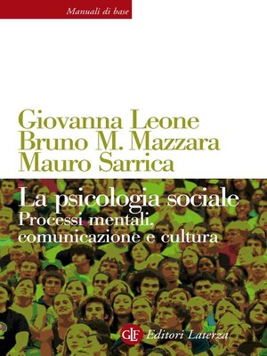 cover image of La psicologia sociale